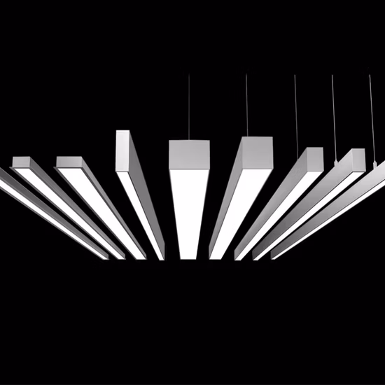 40W 4000lm CE SAA Aluminum Rigid Strip LED Office Pendant Linear Light