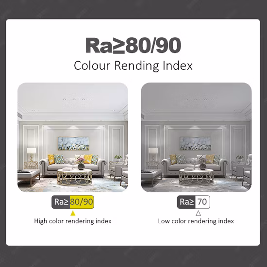 Projetos de hotéis Lâmpada embutida de teto LED quadrada COB de 8W