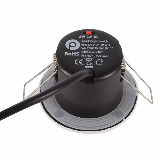 O fogo permutável magnético da moldura IP65 2CCT SMD avaliou o diodo emissor de luz Downlight de 3000K 4000K