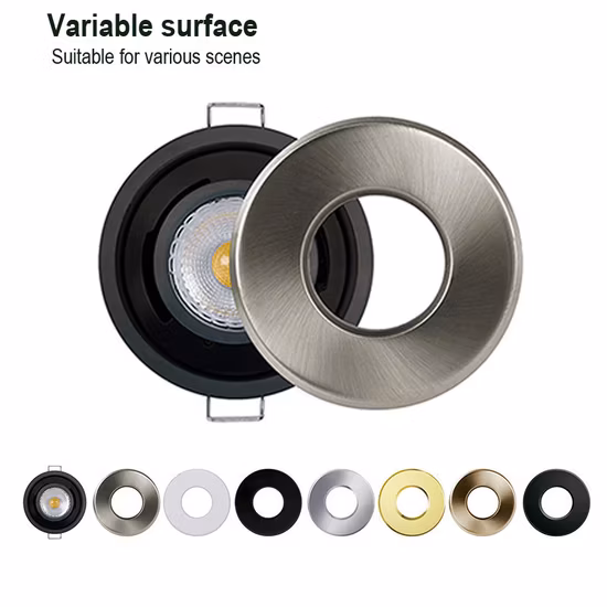 Vjc IP20 Semi Superfície Semi Recessed Square LED Downlight Dimmable COB Recessed LED Down Light